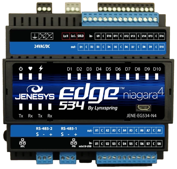 Lynxspring JENEsys Edge 534 Controller (300 Point Limit and